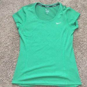 dri-fit green nike shirt